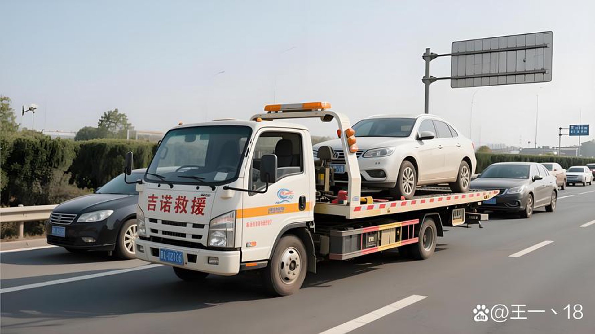 渡硬地道路救援